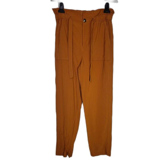 Madewell Dunaway Paperbag Crop Ankle Pants - Picture 1 of 4